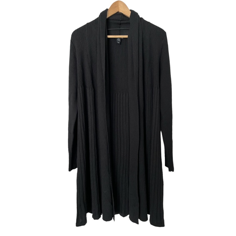 H&M Wool Blend, Long Open Front Cardigan